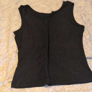 SHEIN Black Kids Tank Top